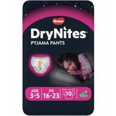 Huggies DryNites Jente 3-5 år 10 stk